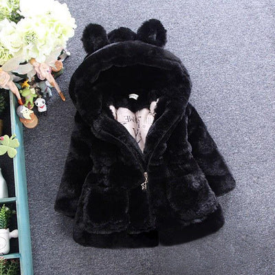 Girls Faux Fur Jacket
