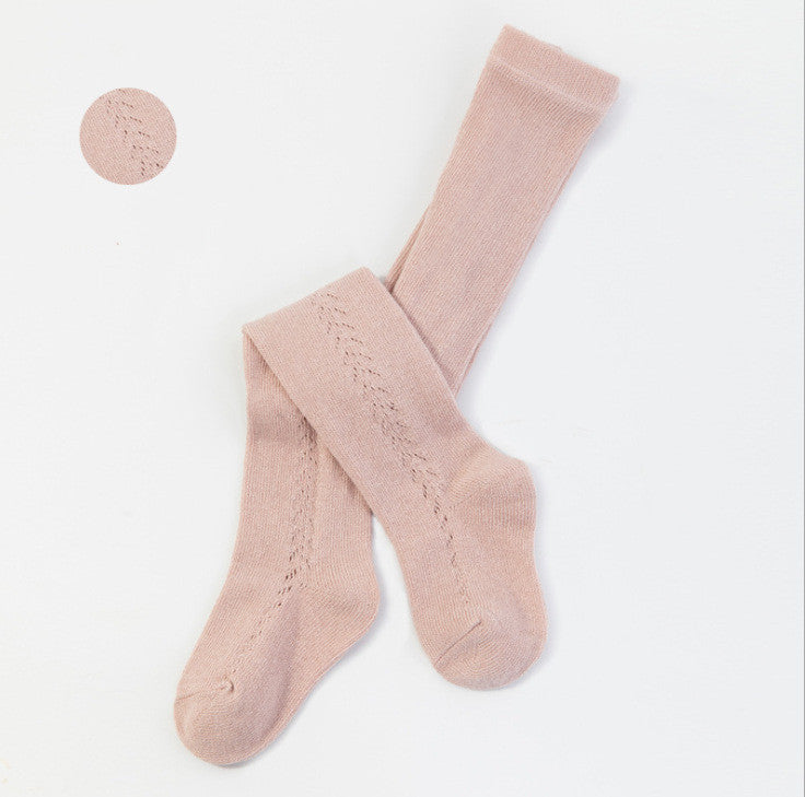 Collants Ajourés Bébé Fille - Bas Fantaisie Coton Doux