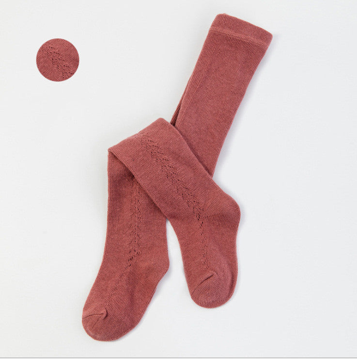 Collants Ajourés Bébé Fille - Bas Fantaisie Coton Doux