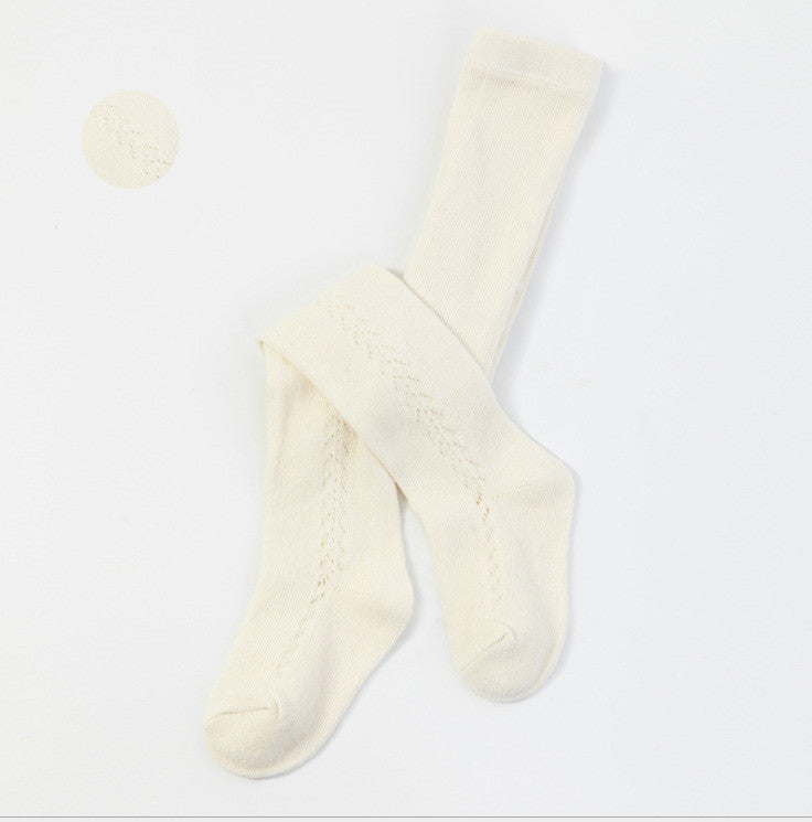 Collants Ajourés Bébé Fille - Bas Fantaisie Coton Doux