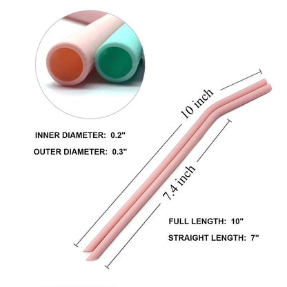 Reusable BPA Free Silicone Folding Baby Bottles, Large Image, Factory Price, Drinking Straw, For Baby