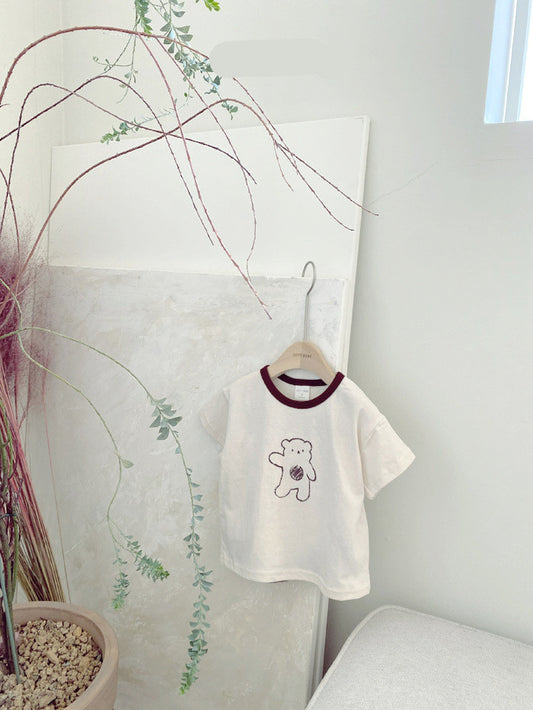 Ensemble Bébé Ours Coton - Pyjama Deux Pièces Cartoon Confort