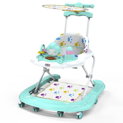 Baby Walker Multi-functional Anti-o-leg Anti-flip Hand Push Can Sit