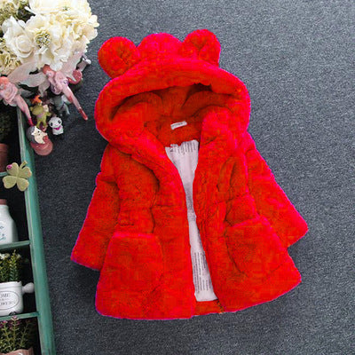 Girls Faux Fur Jacket