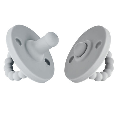 Tétine Bébé Silicone Alimentaire - Sucette Sécurisée Sans BPA