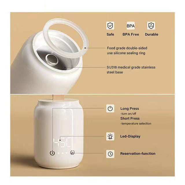 Chauffe-Biberon Électrique Rapide - Sécurisé pour Bébé