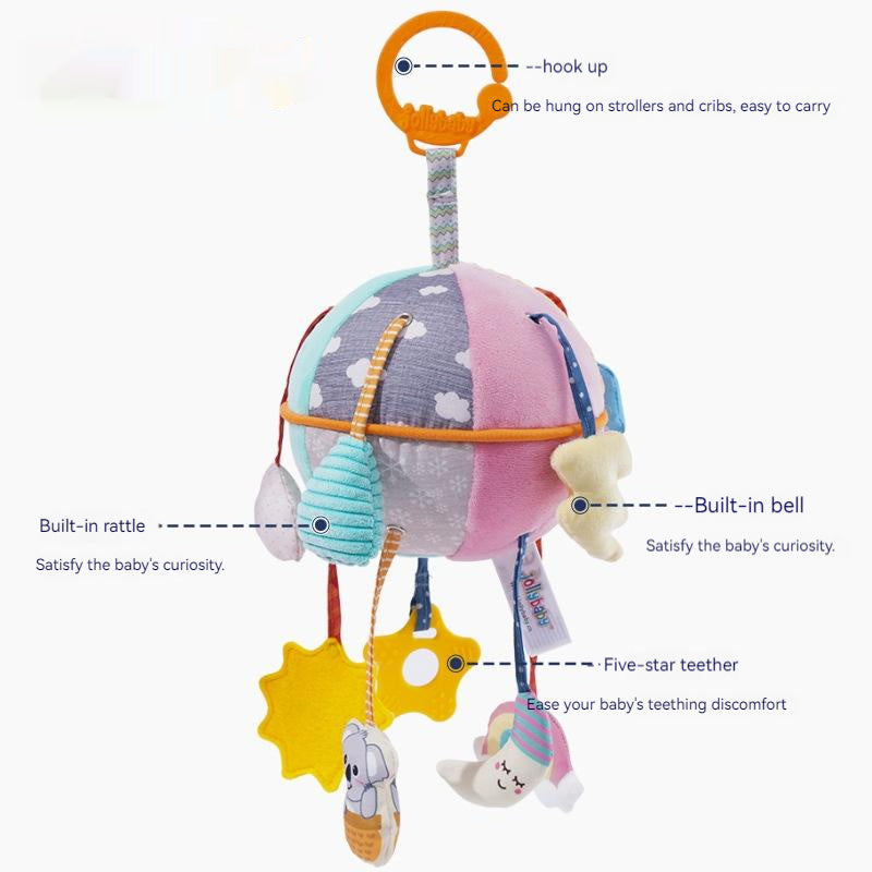 Jouets Suspendus Voiture Bébé - Mobile Éveil Tissu Coloré