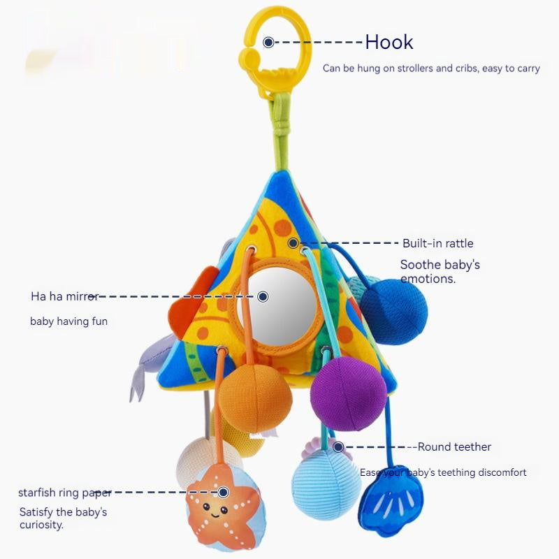 Jouets Suspendus Voiture Bébé - Mobile Éveil Tissu Coloré