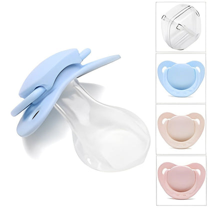 Tétine Bébé Silicone - Sucette Nouveau-né Anneau de Dentition