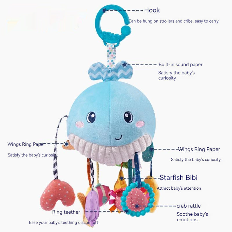 Jouets Suspendus Voiture Bébé - Mobile Éveil Tissu Coloré