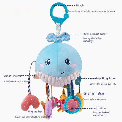 Jouets Suspendus Voiture Bébé - Mobile Éveil Tissu Coloré