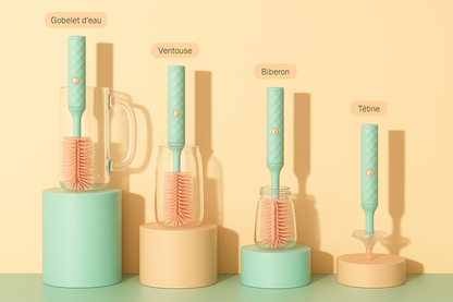 Brosse de Nettoyage pour Biberons - Kit Complet