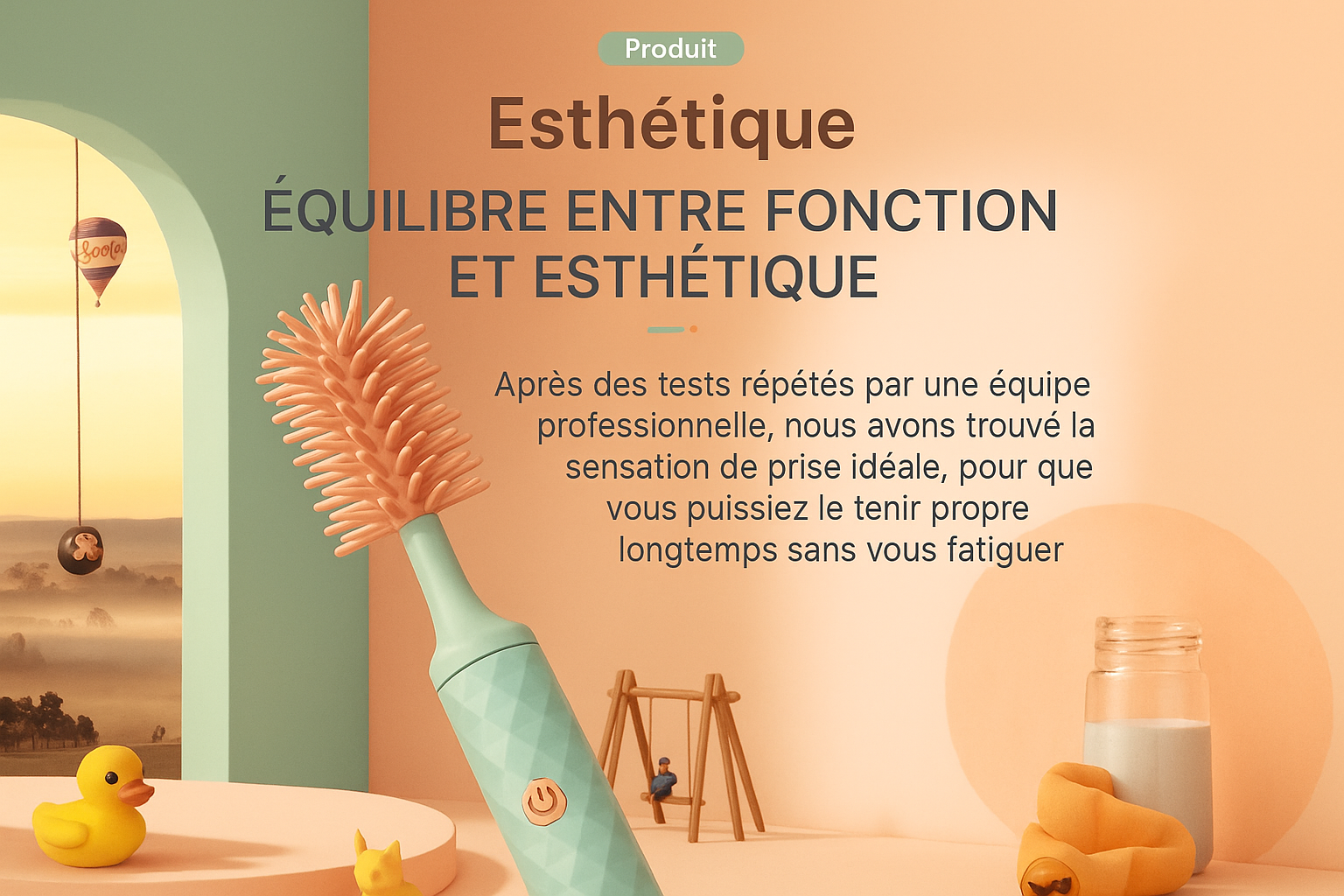 Brosse de Nettoyage pour Biberons - Kit Complet